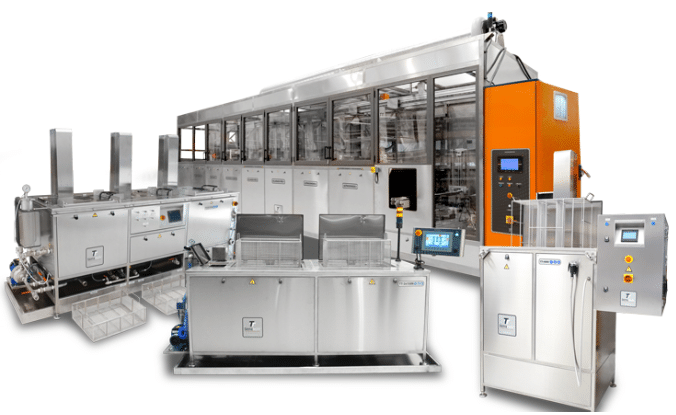 Custom-built ultrasonic cleaner designed by Proftek for precision industrial cleaning applications.