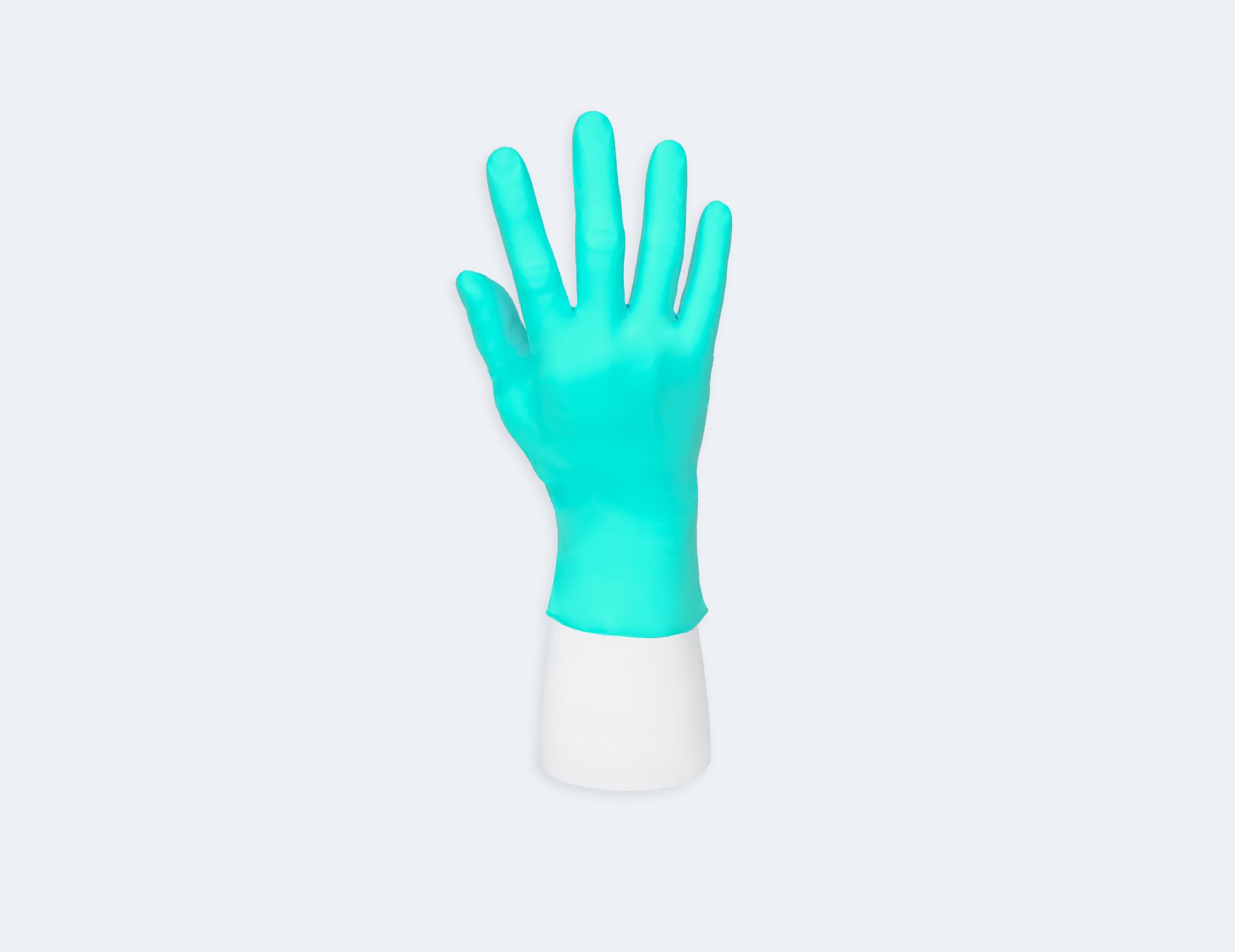 Biodegradable nitrile glove providing eco-friendly, chemical-resistant hand protection for medical, laboratory, and industrial use.