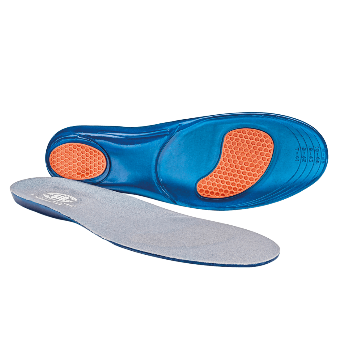 DUAL GEL footbed - Sir Safety footbed insole by ProfTek Australia