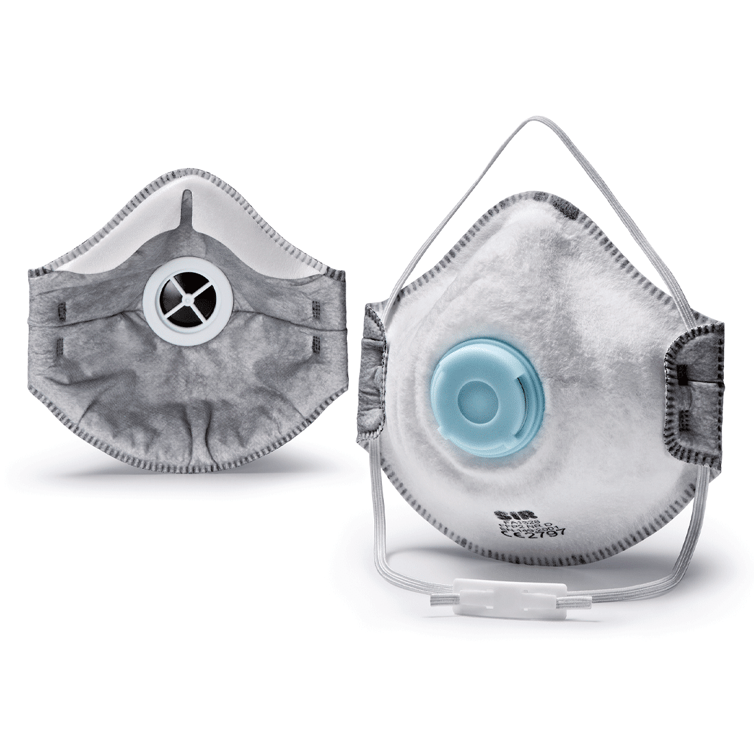 Premium respirator FFP2 NR D carbon w/v FA1328 Sir Safety Face Masks