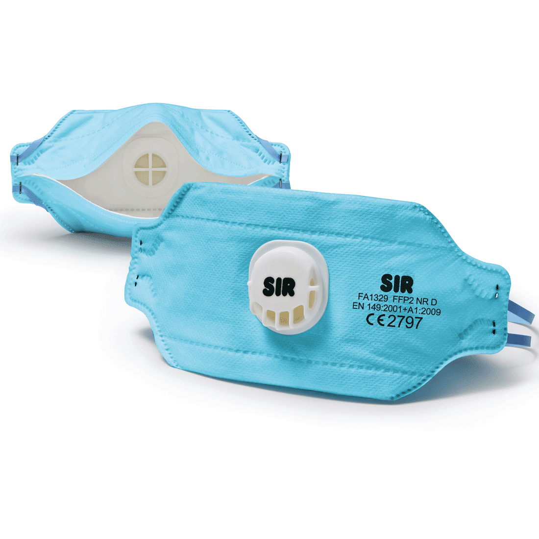 High-eff foldable respirator FFP2NRD w/v FA1329